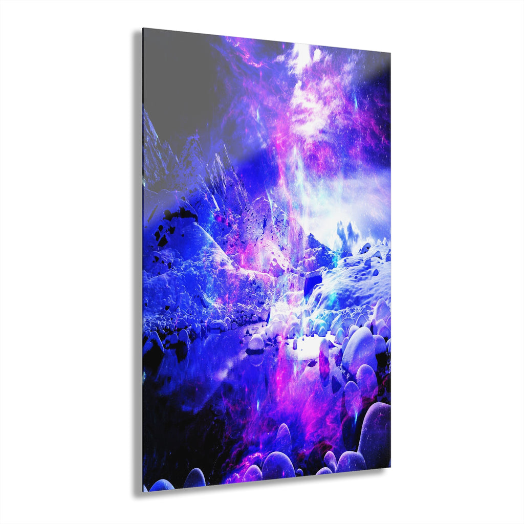 Amethyst Yule Night Dreams Acrylic Prints (French Cleat Hanging)