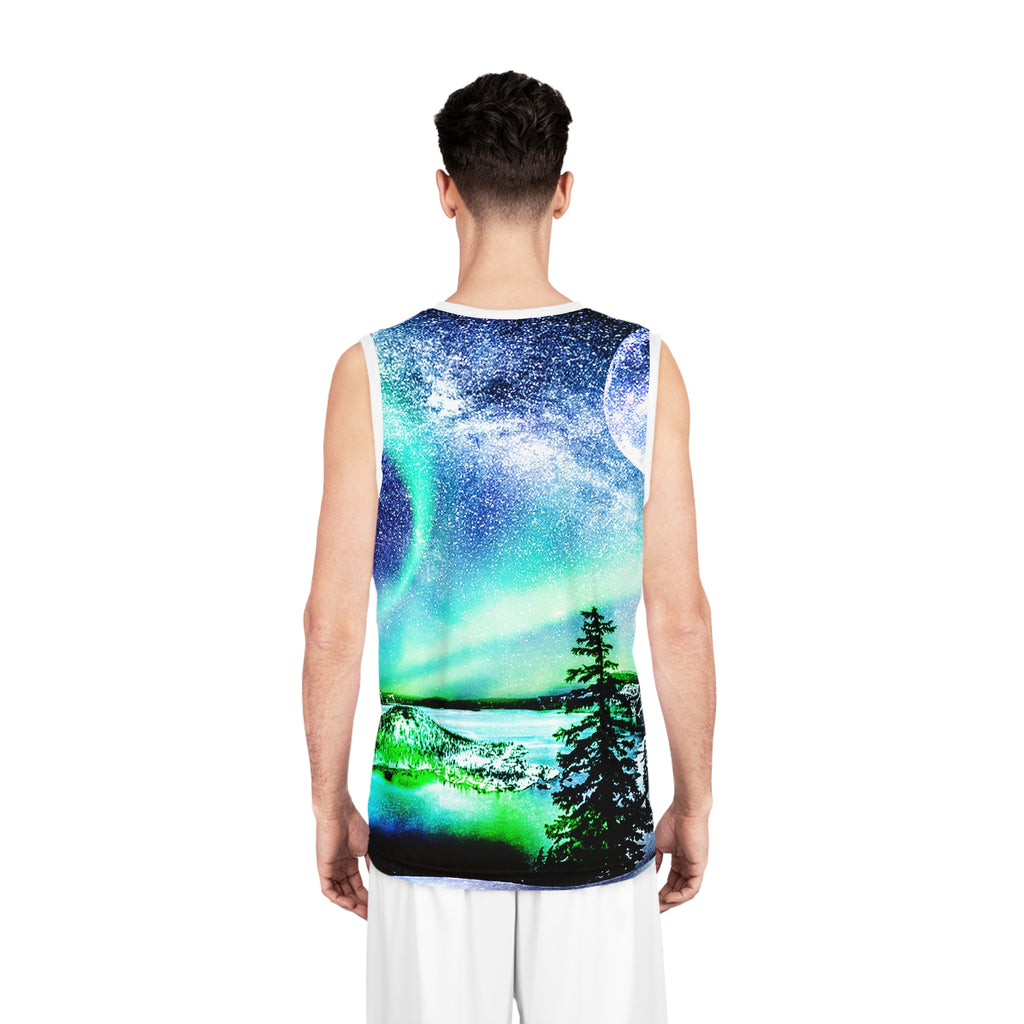 Katerina's Noel Yule Night Dreams Basketball Jersey
