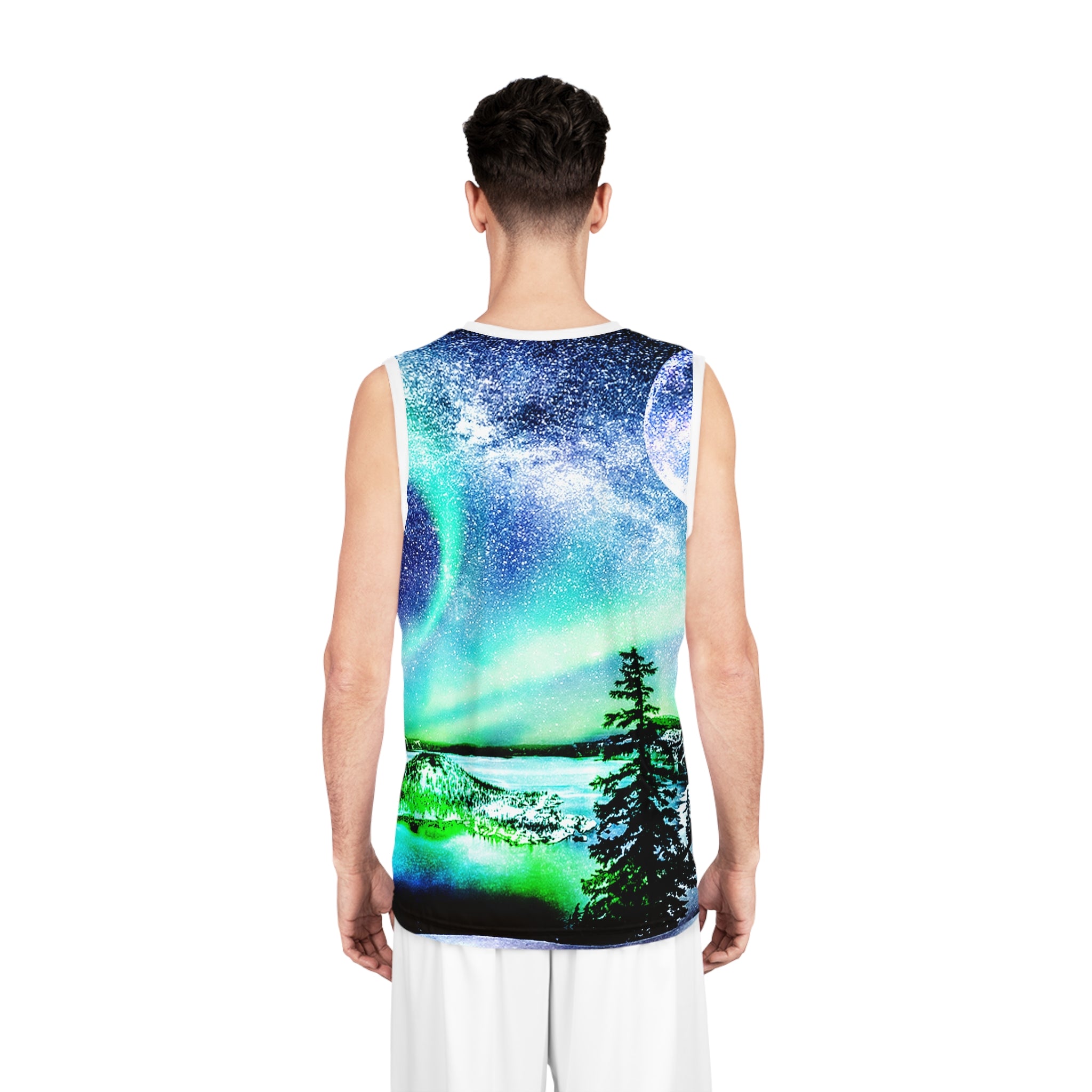 Katerina's Noel Yule Night Dreams Basketball Jersey