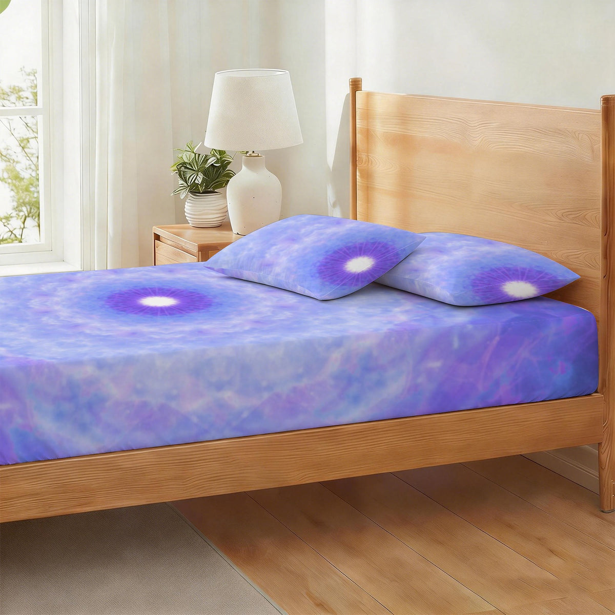 Katerina's Dragon Heart Desires Twin Bedding Set (Fitted Sheet + Pillowcases) | Ships from USA