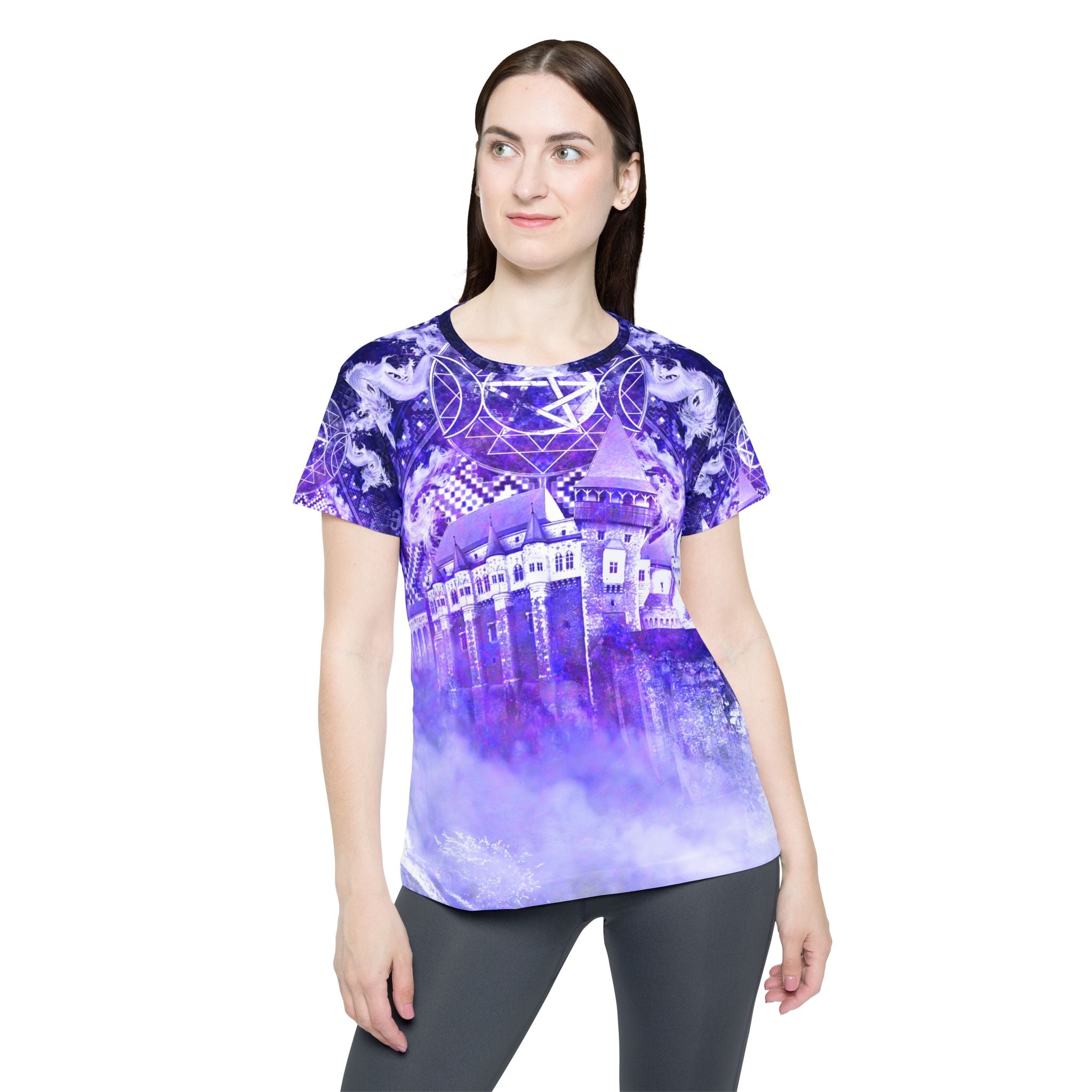 Katerina's Dragon's Eye Dracularian Meditations Women's Sports Jersey