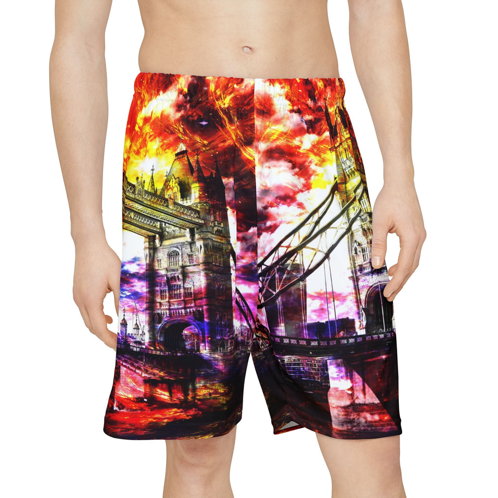Rise Again London Dreams Men’s Sports Shorts