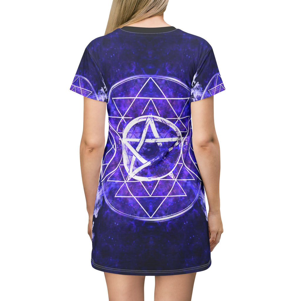 Katerina's Dragon's Eye Triple Goddess Meditations T-Shirt Dress
