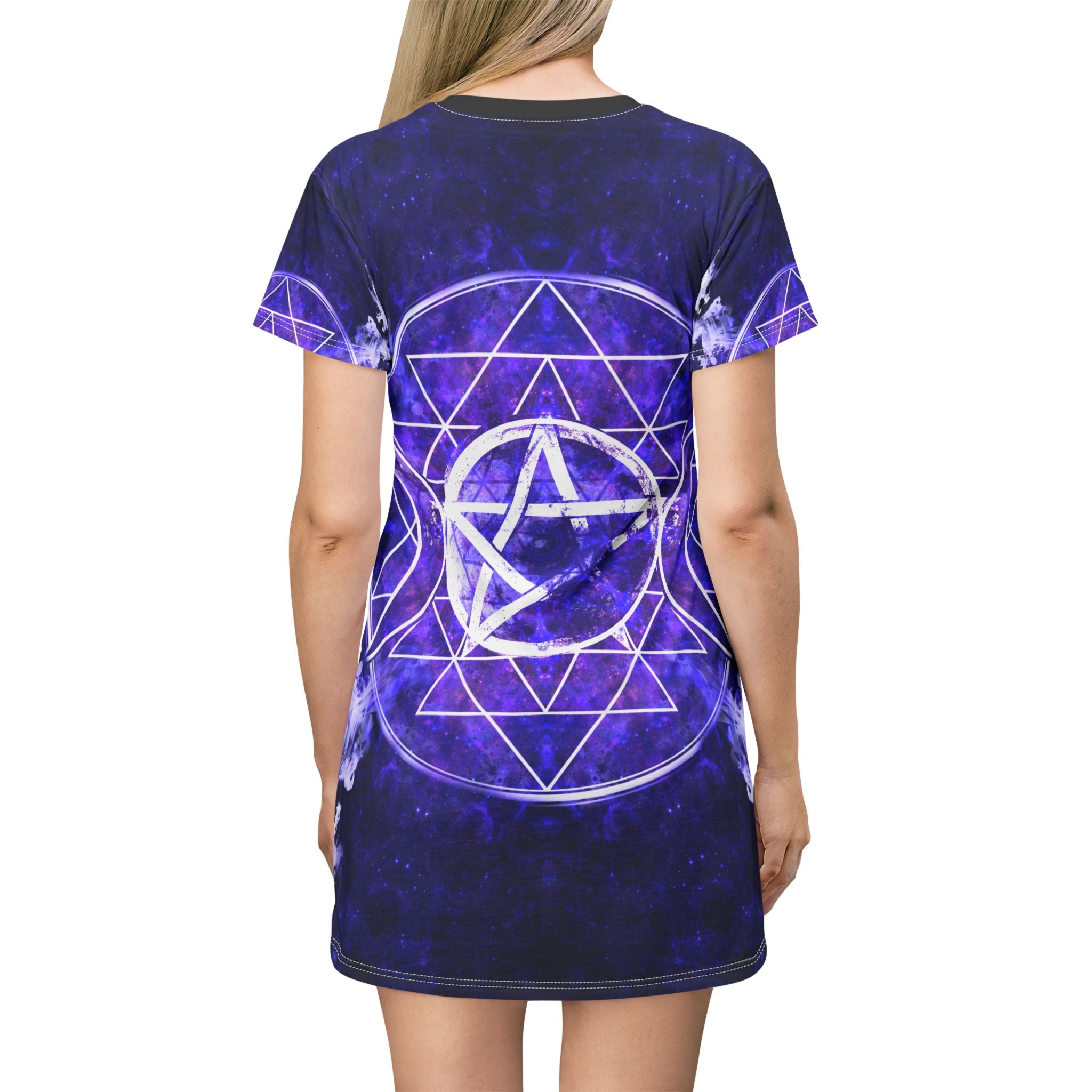 Katerina's Dragon's Eye Triple Goddess Meditations T-Shirt Dress