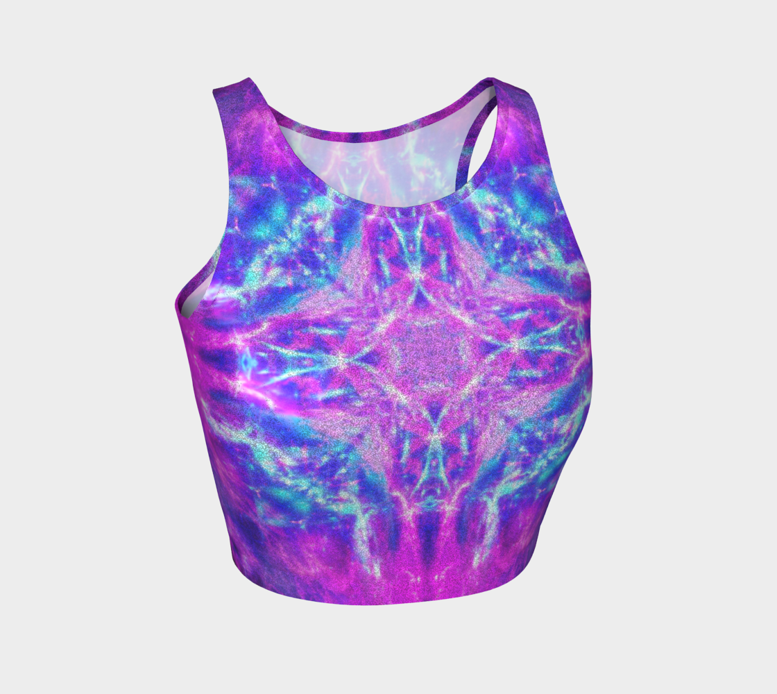 Katerina's Amethyst Dreams Desires Athletic Crop Top