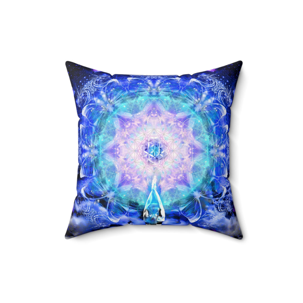 Amen Jin's Katerina's Eros & Psyche Metamorphosis Meditations Faux Suede Square