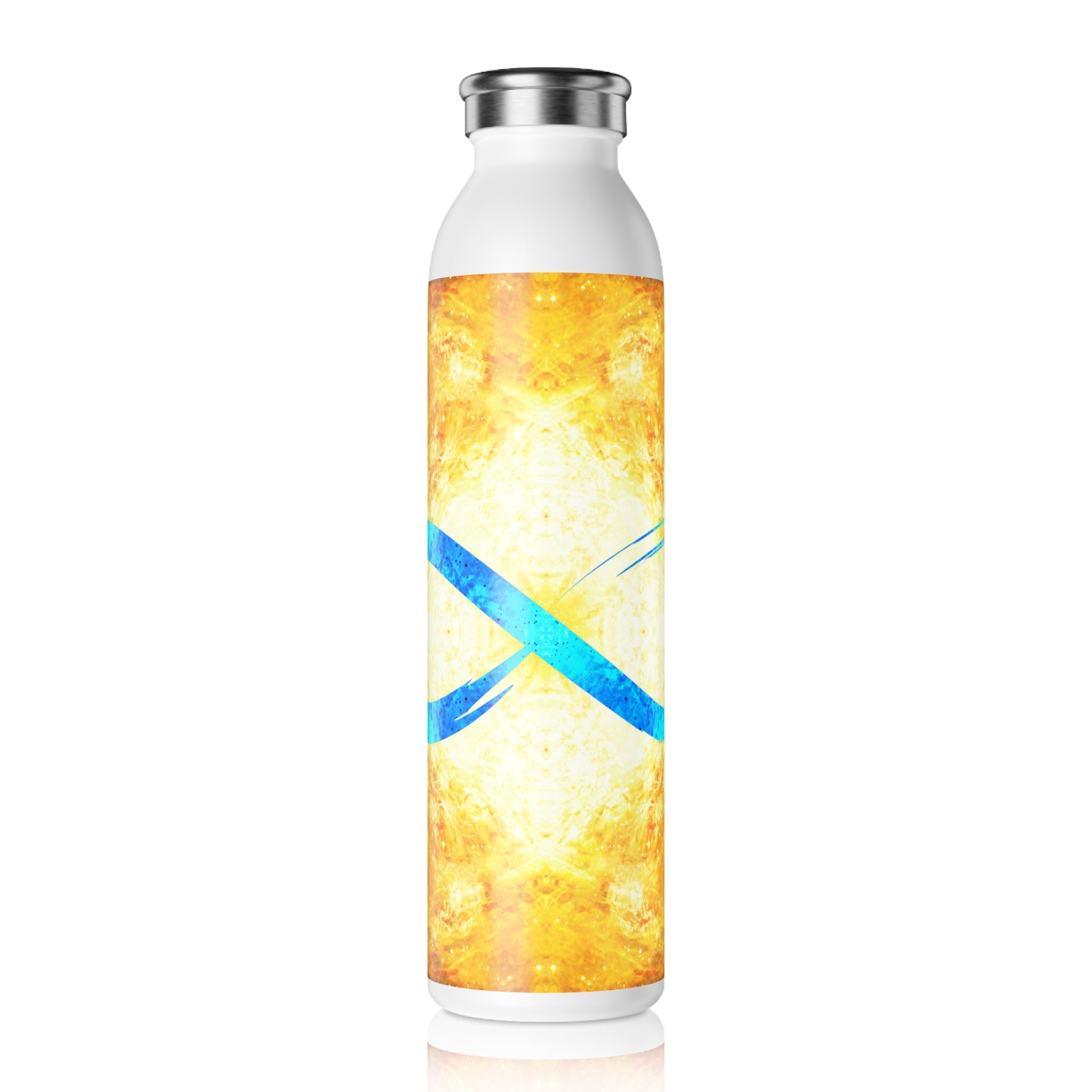 Katerina's Autistic Gold Infinity Desires Slim Water Bottle