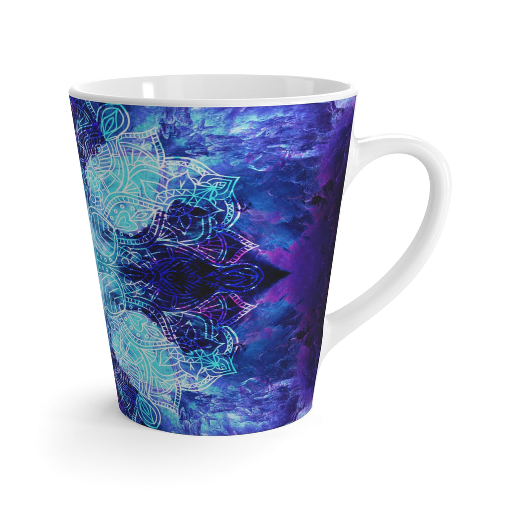 Amen Jin's Dragon's Gate Om Meditations Latte Mug