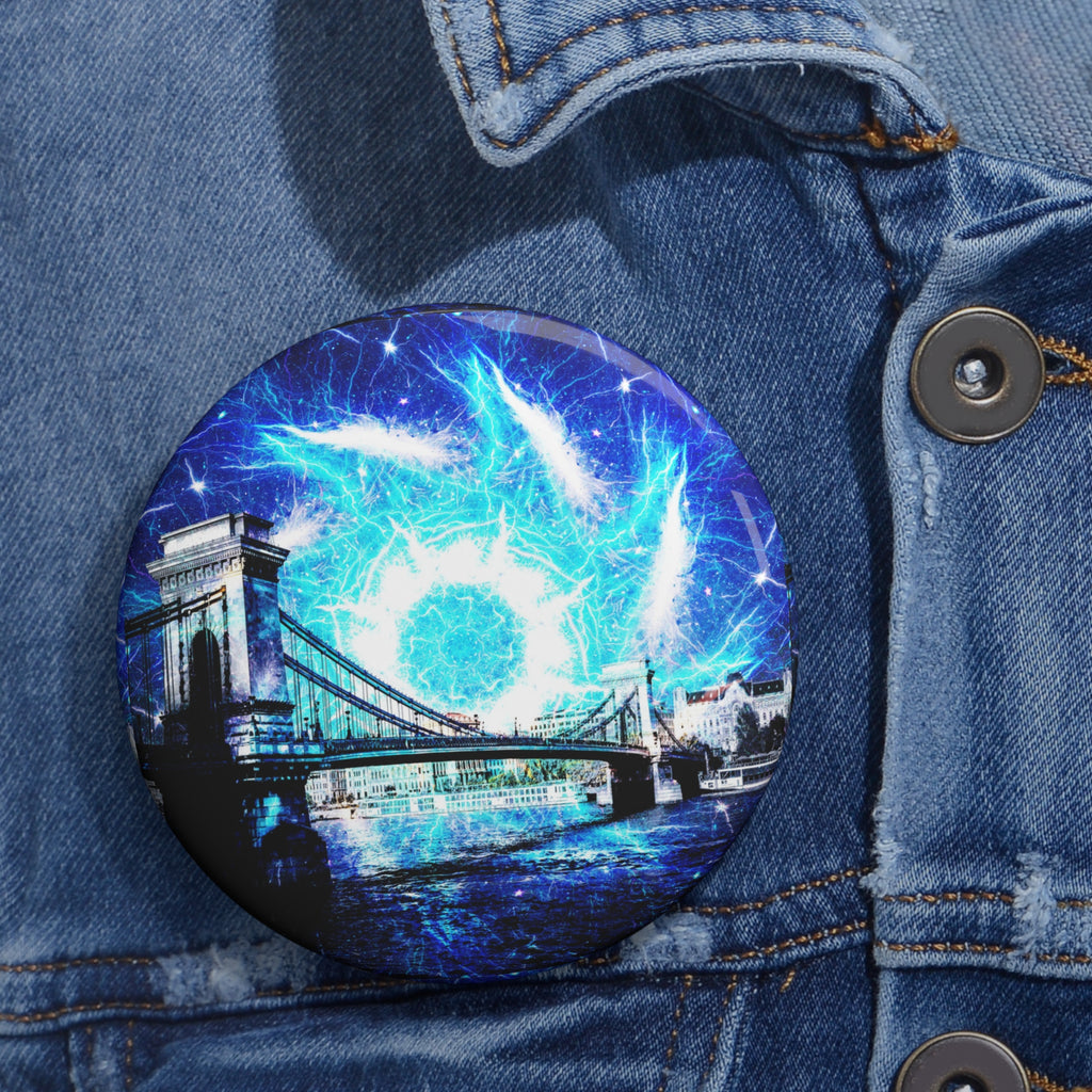 Katerina's Mandala of Dragon Fires Desires Budapest Dreams Pin Buttons