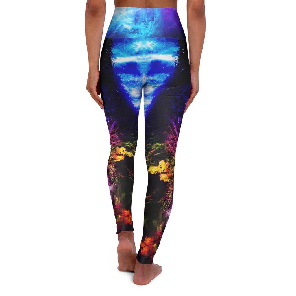 Creation's Heaven Abalone Lake Dreams  High Waisted Yoga Leggings