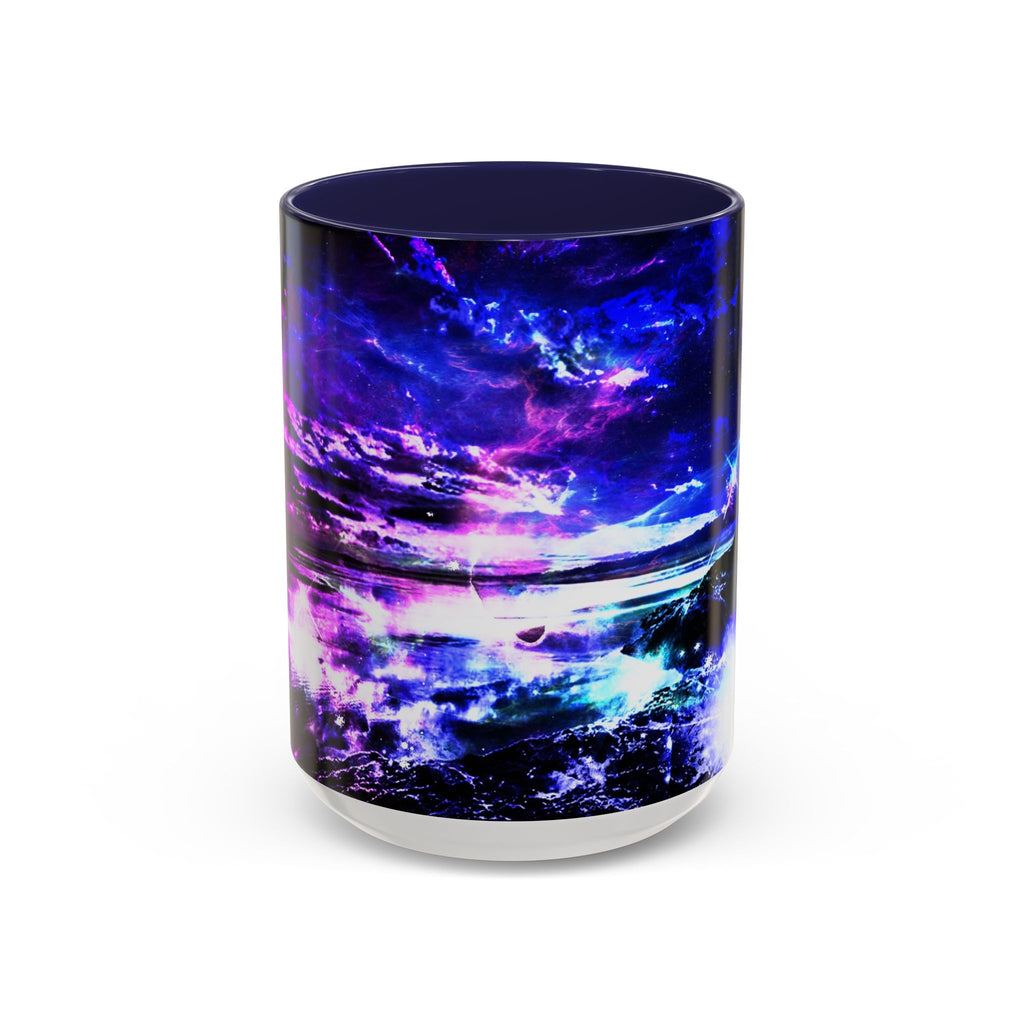 Amethyst Dancing Sea Dreams Accent Coffee Mug