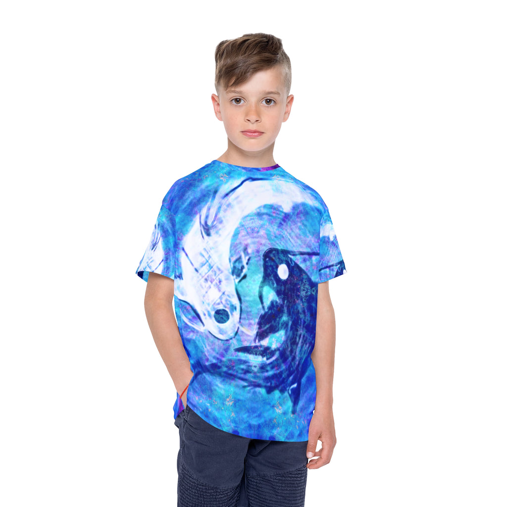 Amen Jin's Lotus Desires Koi Dreams Kids Sports Jersey