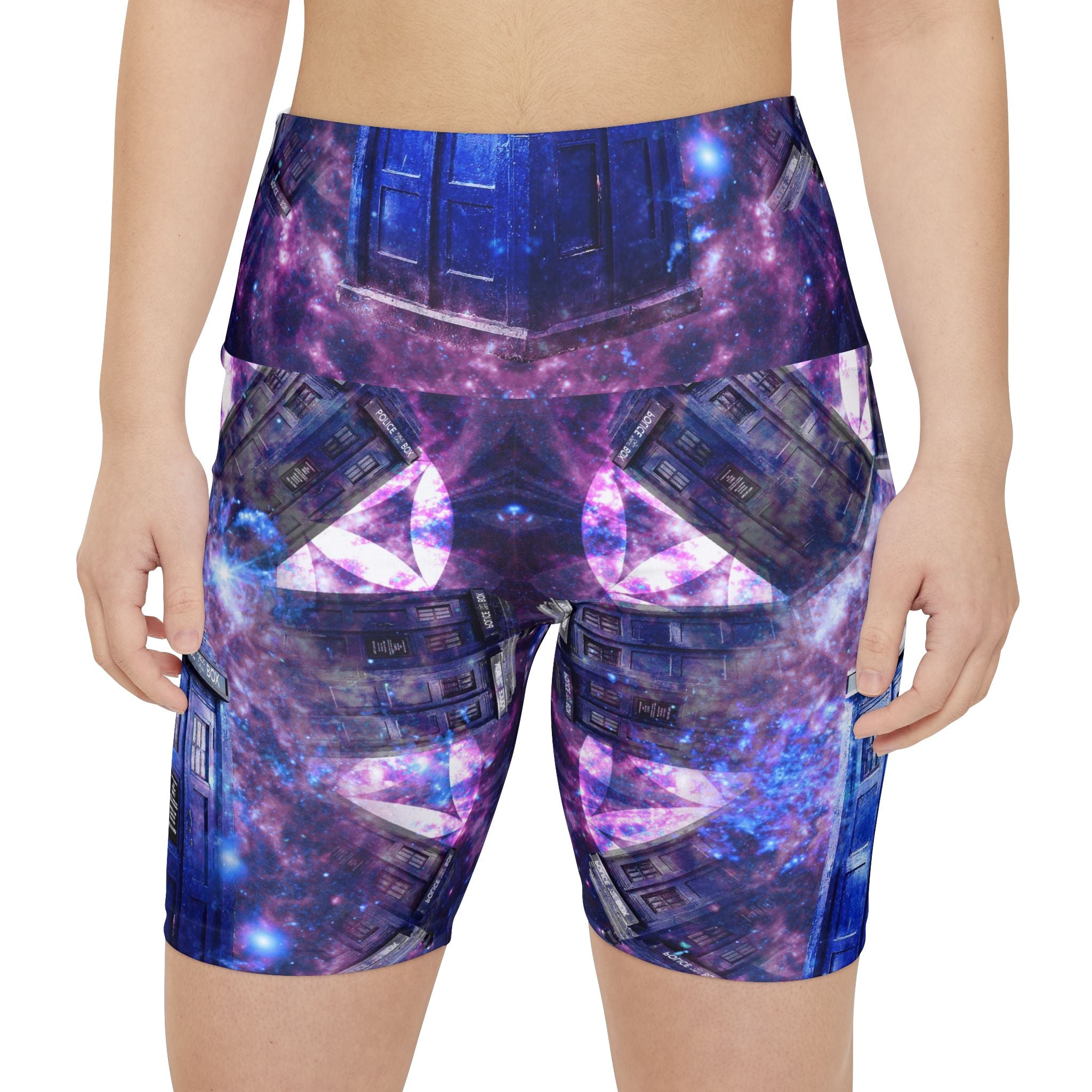Katerina's Through Time and Space Doctor Meditations Women's Workout Shorts