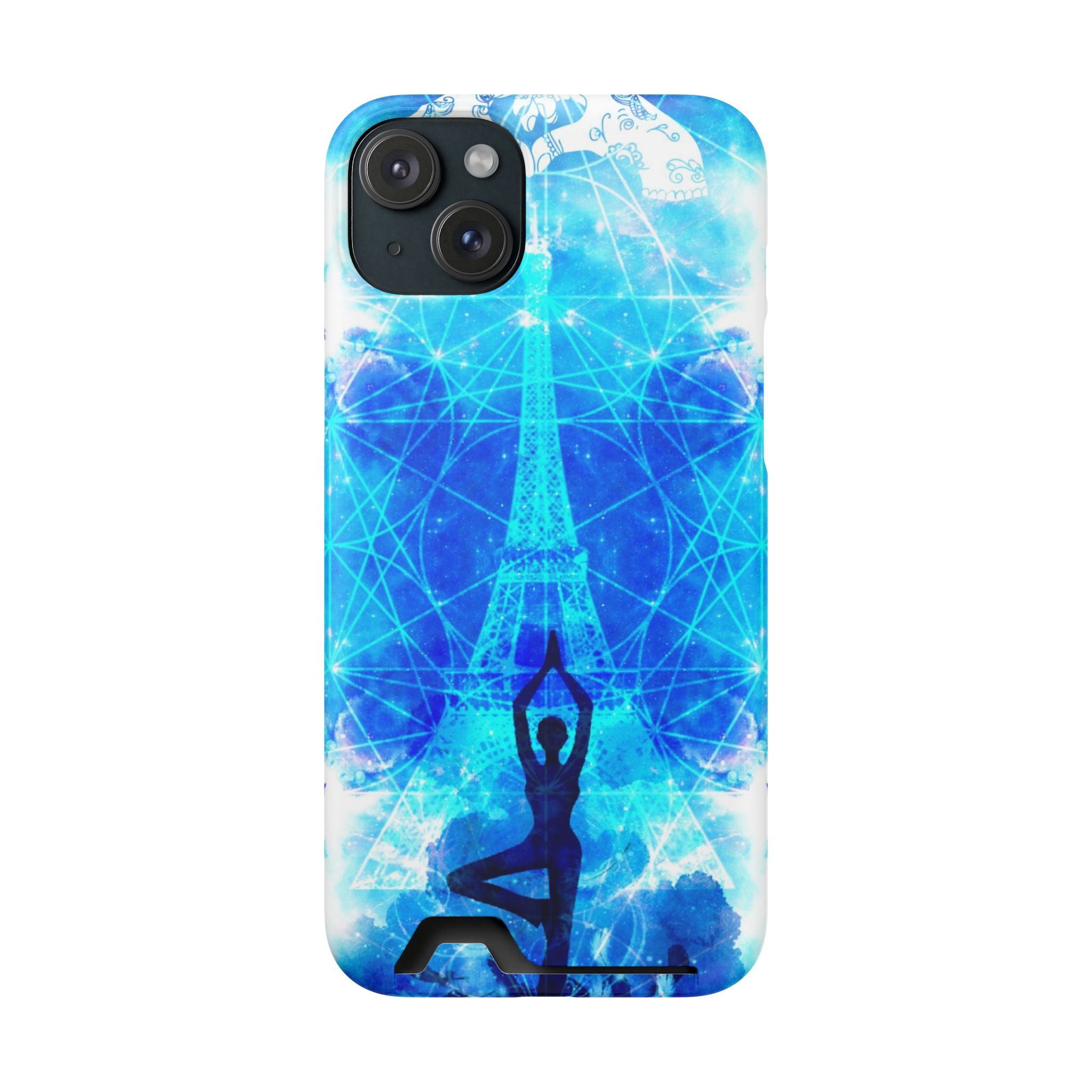 Amen Jin's Mandala of Dragon Fire Parisian Meditations Phone Case W Card Holder