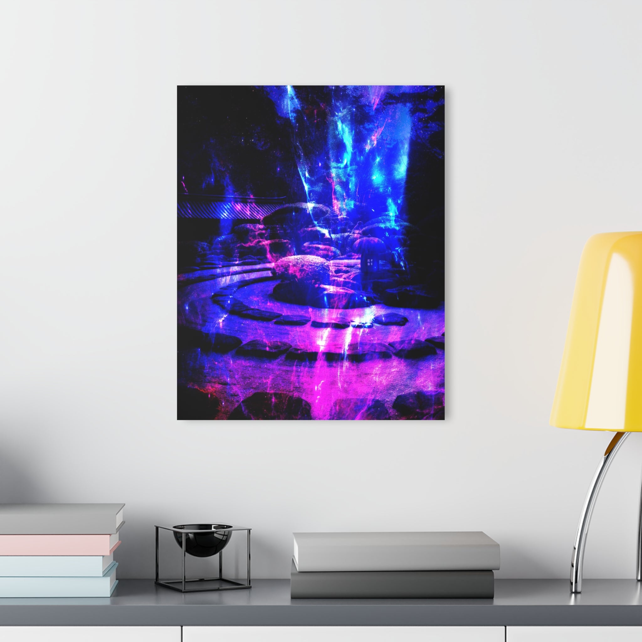 Amethyst Tranquil Garden Dreams Acrylic Prints (French Cleat Hanging)