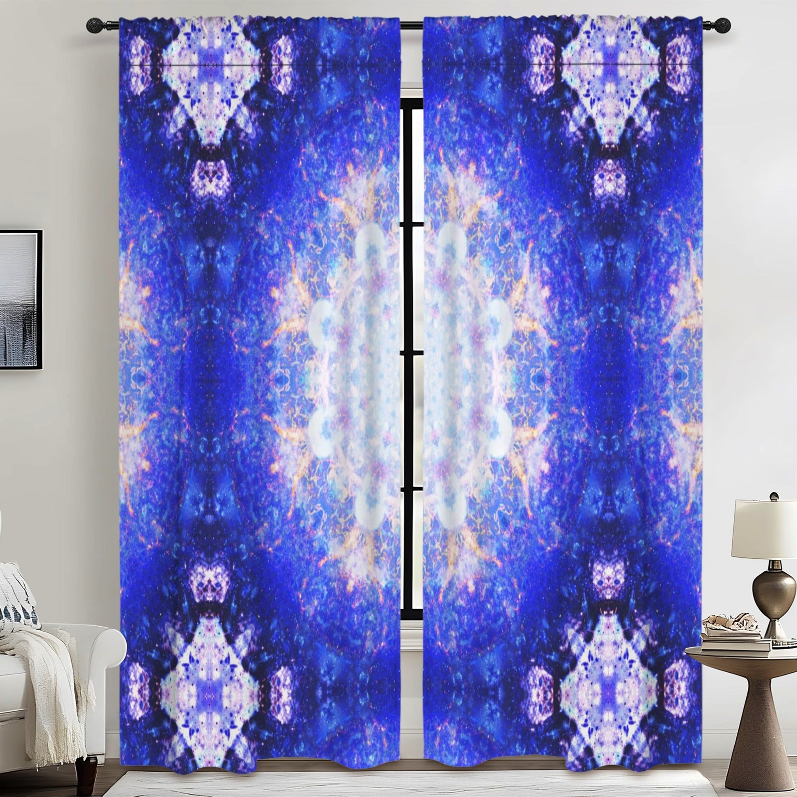 Amen Jin's Katerina's Afterall Desires Floor-To-Ceiling Curtain 52x84inch | Ships from USA