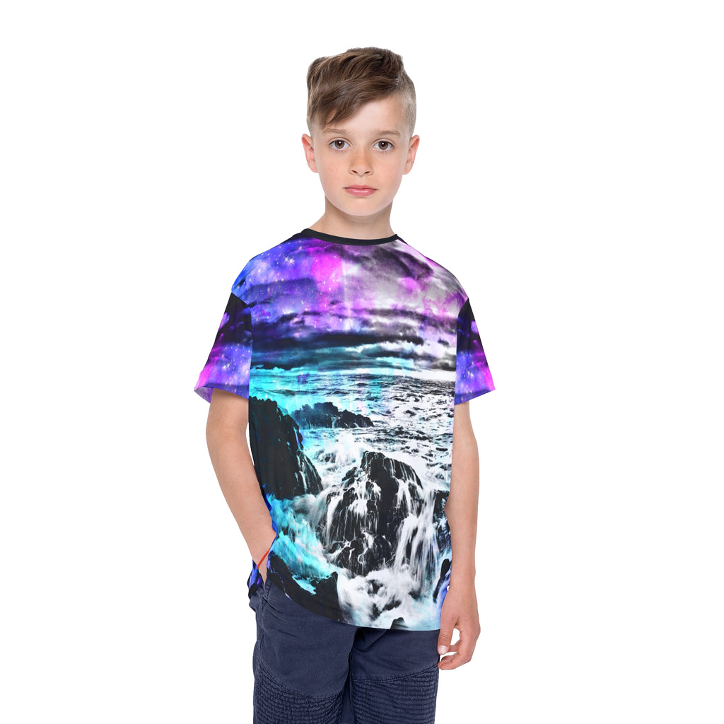 Lover's Creation's Cosmic Falls Dreams Kids Sports Jersey