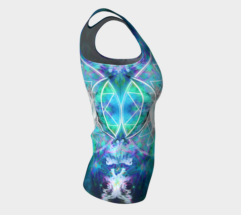 Katerina's Now and Forever Triple Goddess Meditations Fitted Tank Top