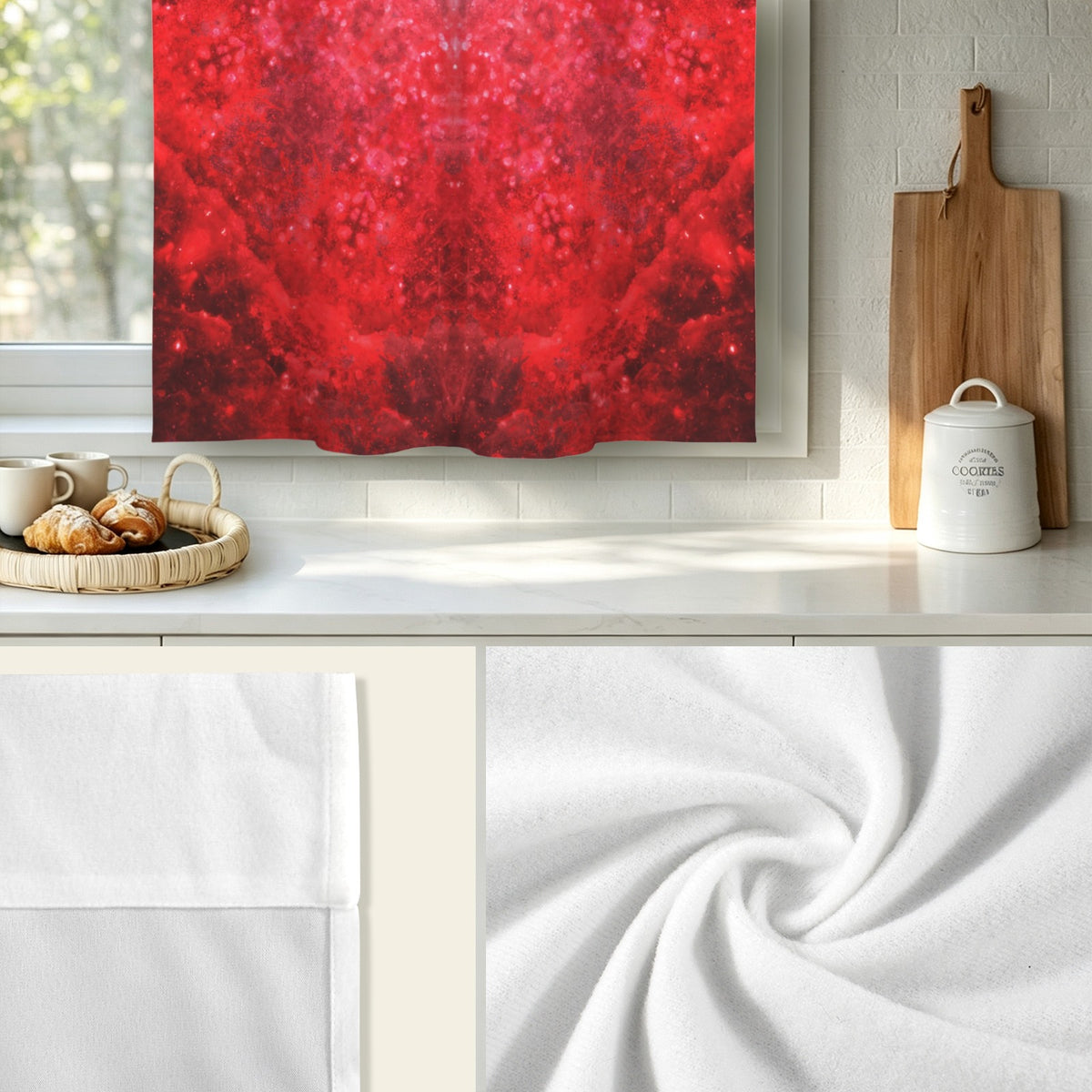 Katerina's as Alive as You Want Me Desires Window Curtain 27.6" x 39.4" ( 1 Piece ) | Ships from USA