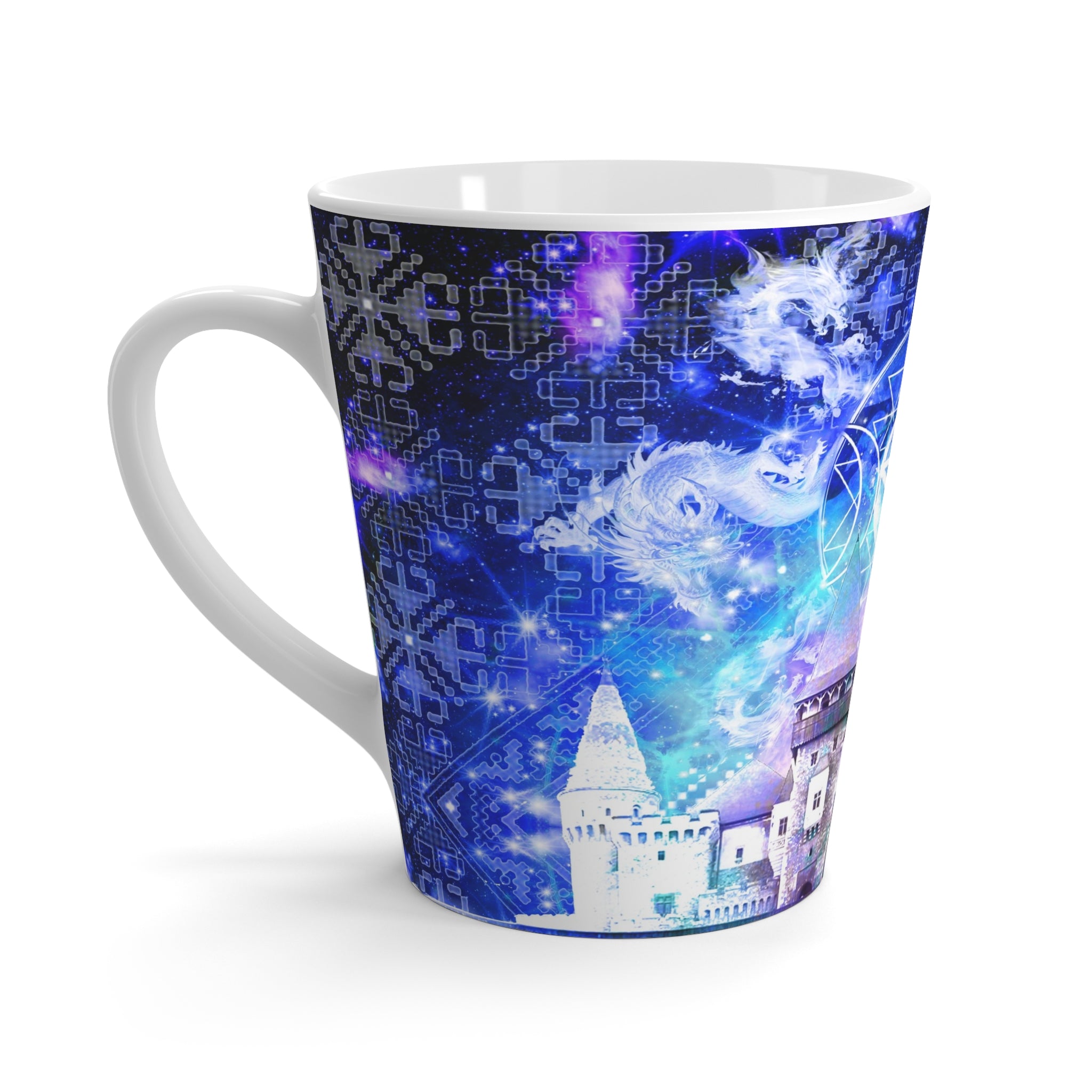 Amen Jin's Katerina's Eros and Psyche Dracularian Meditations Latte Mug