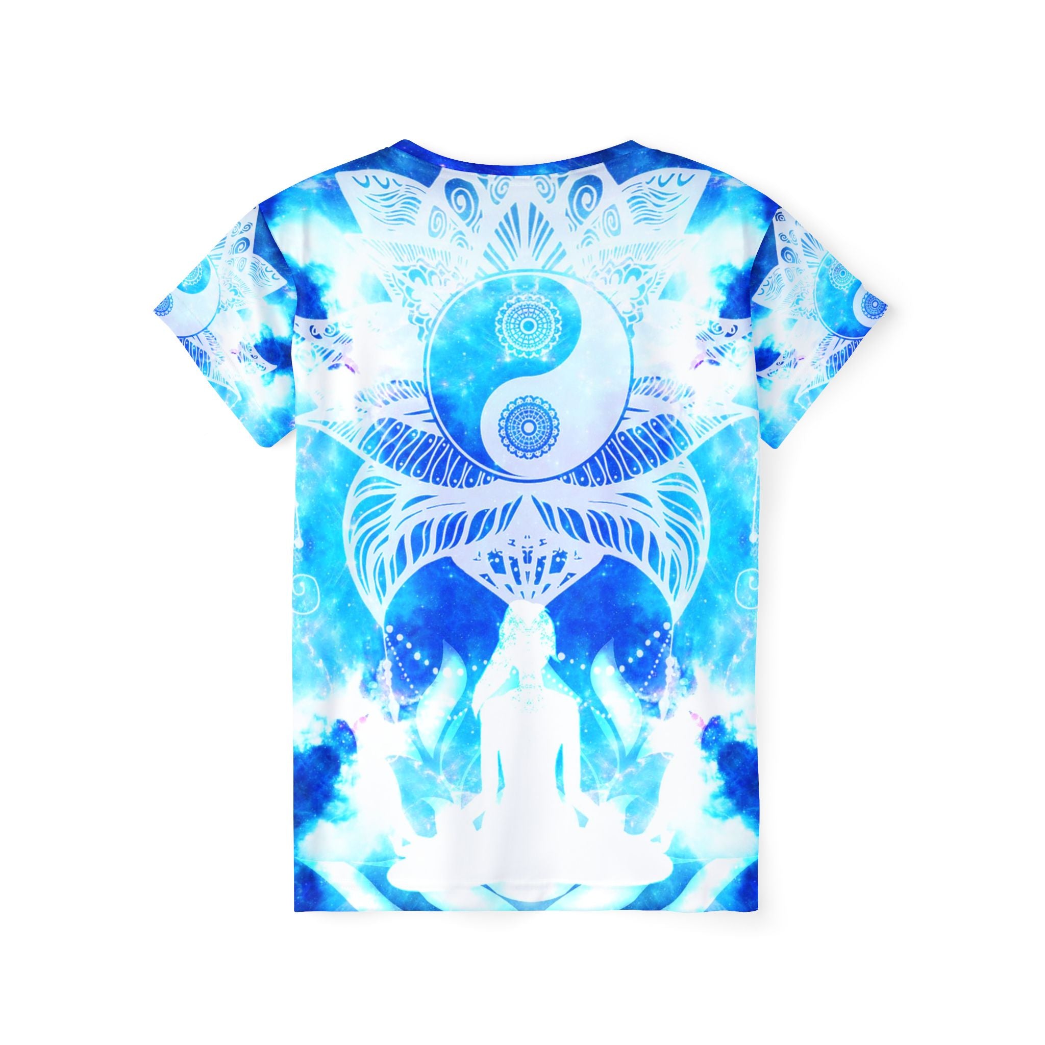 Amen Jin's Mandala of Dragon Fire Lotus Meditations Women's Sports Jersey