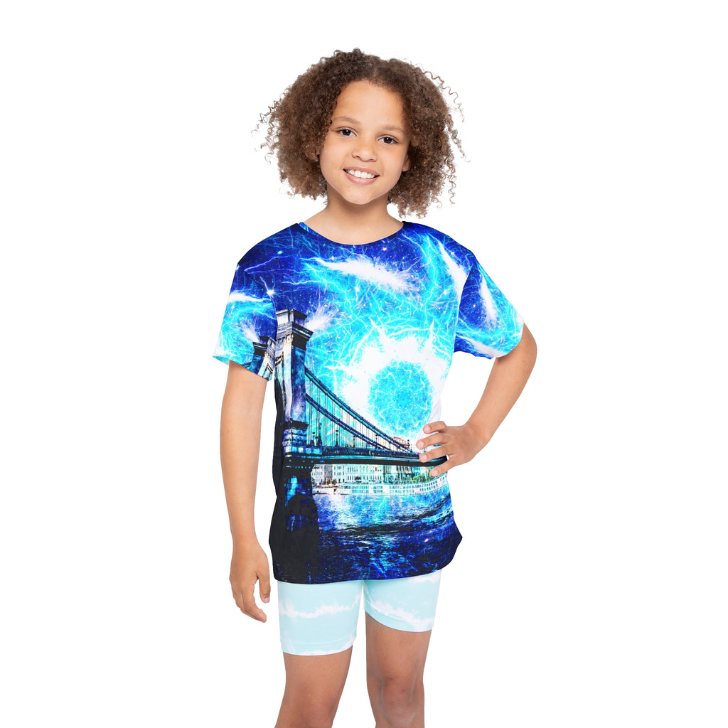 Katerina's Budapest Electric Dragon Fire Desires Kids Sports Jersey