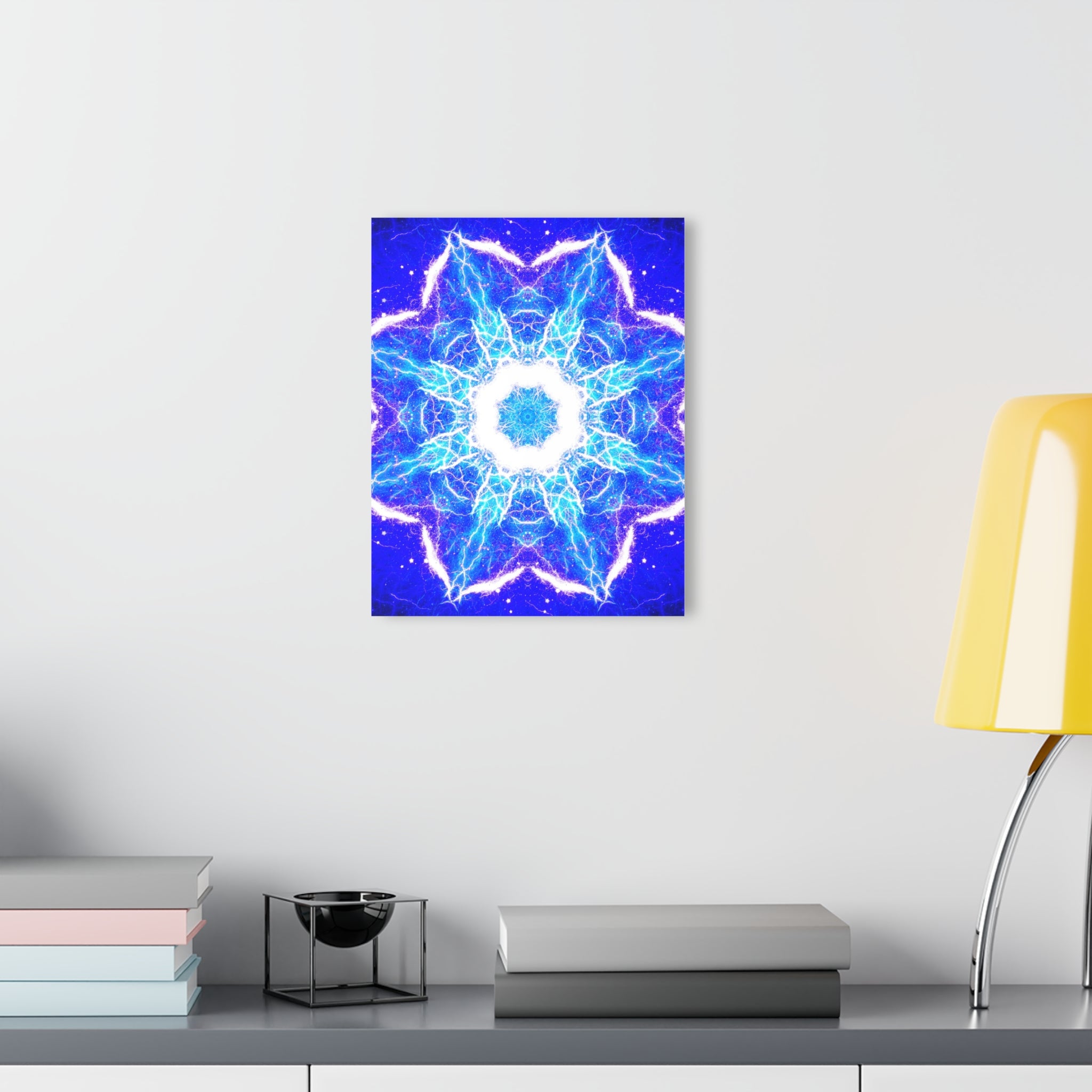 Katerina's Mandala of Dragon Fire Desires (French Cleat Hanging)