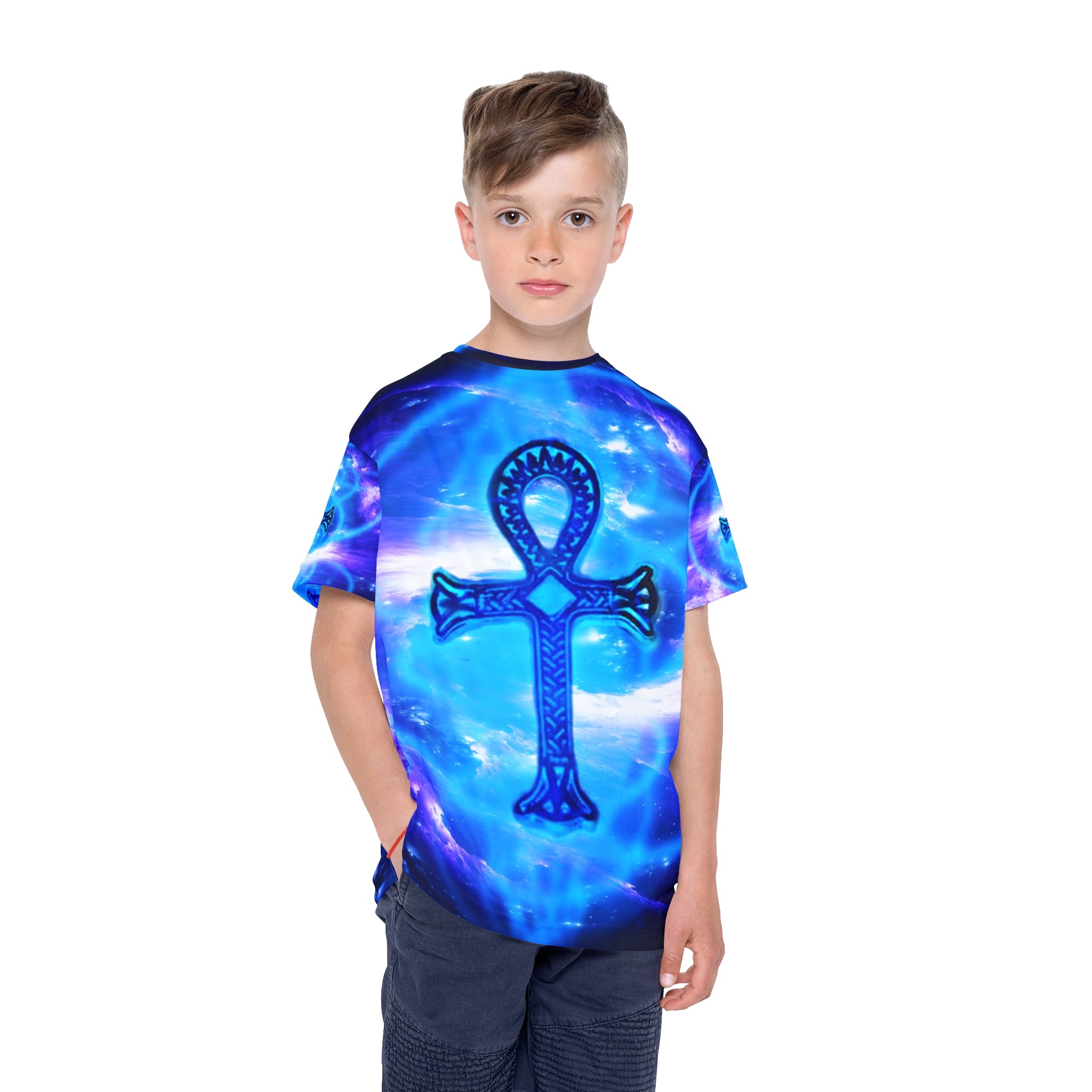 Amethyst Sapphire Ankh Dreams Kids Sports Jersey