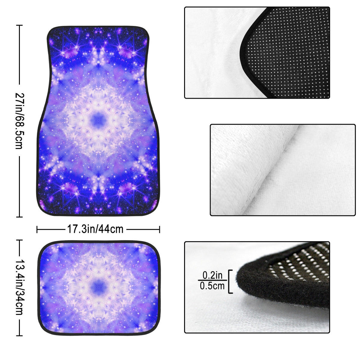 Katerina's Psyche Desires 4-Piece Car Floor Mats （Customized Separately）| Ships from USA