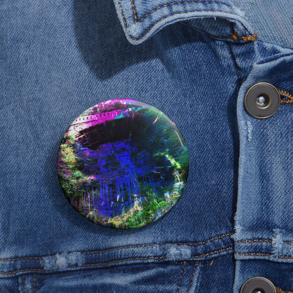Creation's Eathereal Falls Pin Buttons