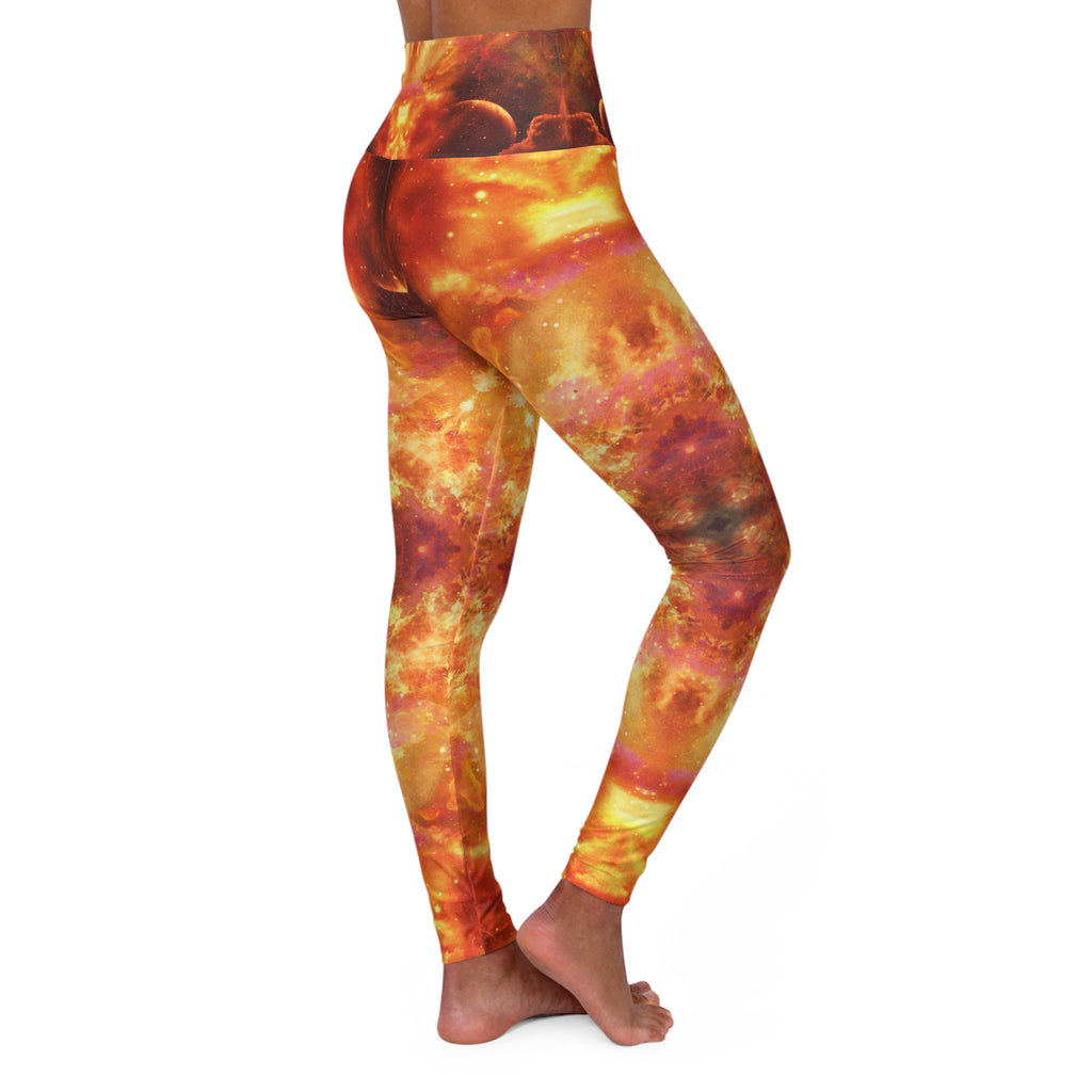Samhain Night Dreams Desires High Waisted Yoga Leggings