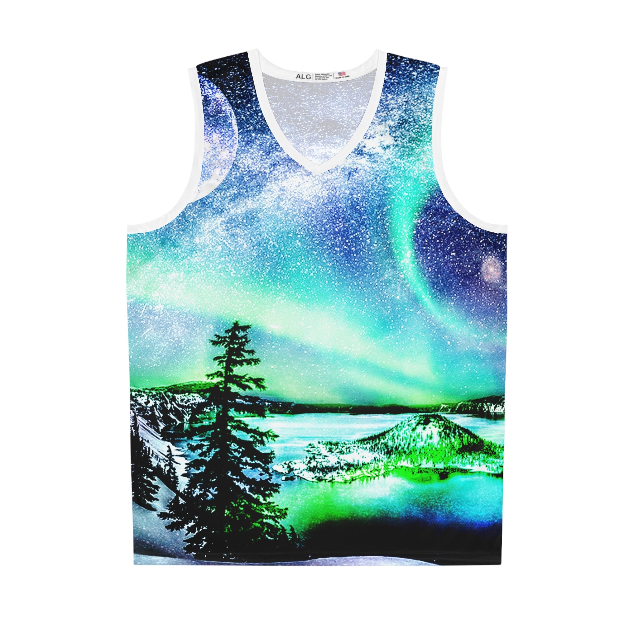 Katerina's Noel Yule Night Dreams Basketball Jersey