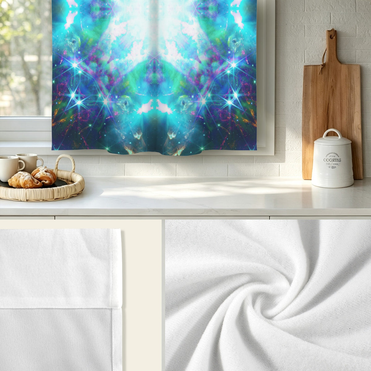 Katerina's Now & Forever Desires Window Curtain 52" x 63" ( 1 Piece ) | Ships from USA