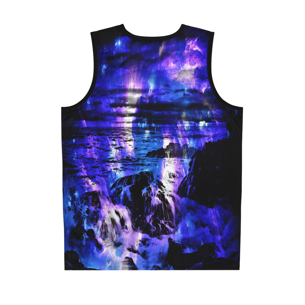 Amethyst Sapphire Cosmic Falls Dreams Basketball Jersey