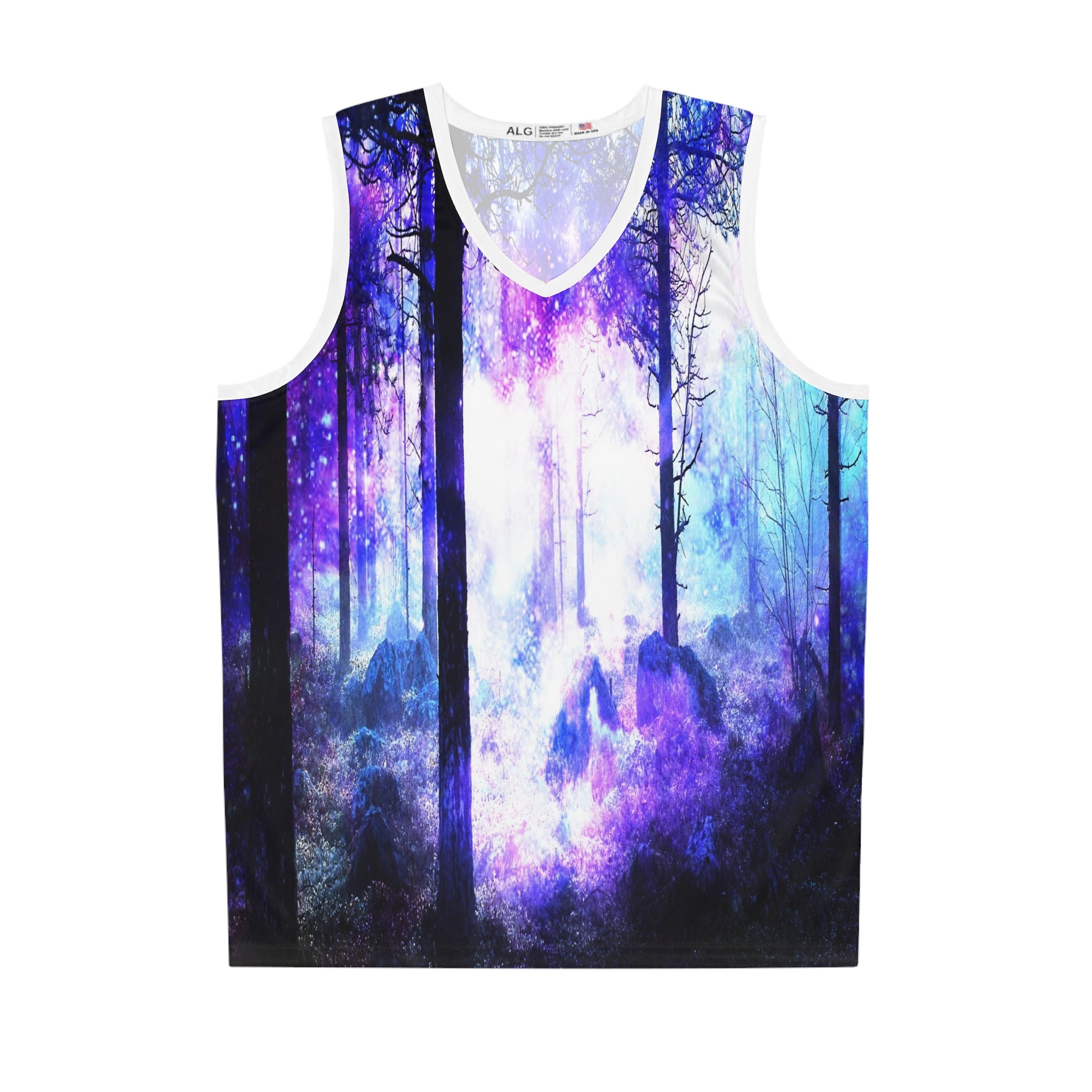 Rainbow Universe Mystic Night Dreams Basketball Jersey