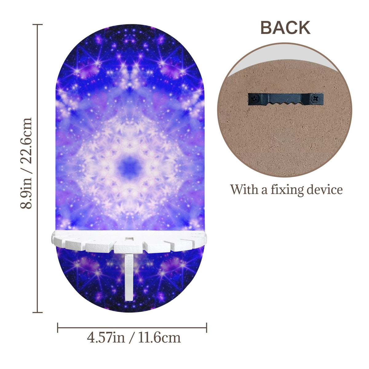 Katerina's Psyche Desires Wall Mounted Candle Holder | Ships from USA