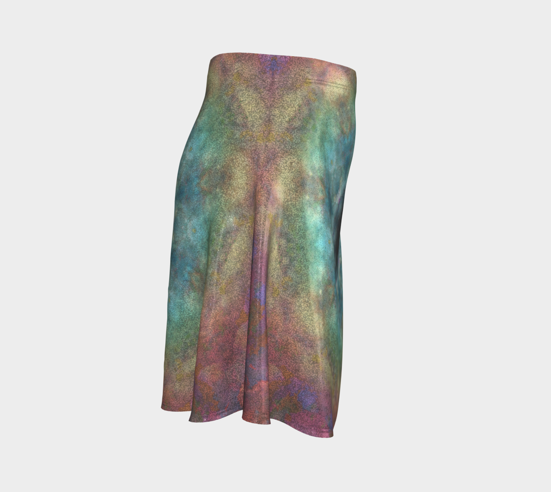 Spirited Marie Towards the Sun Desires Flared Skirt