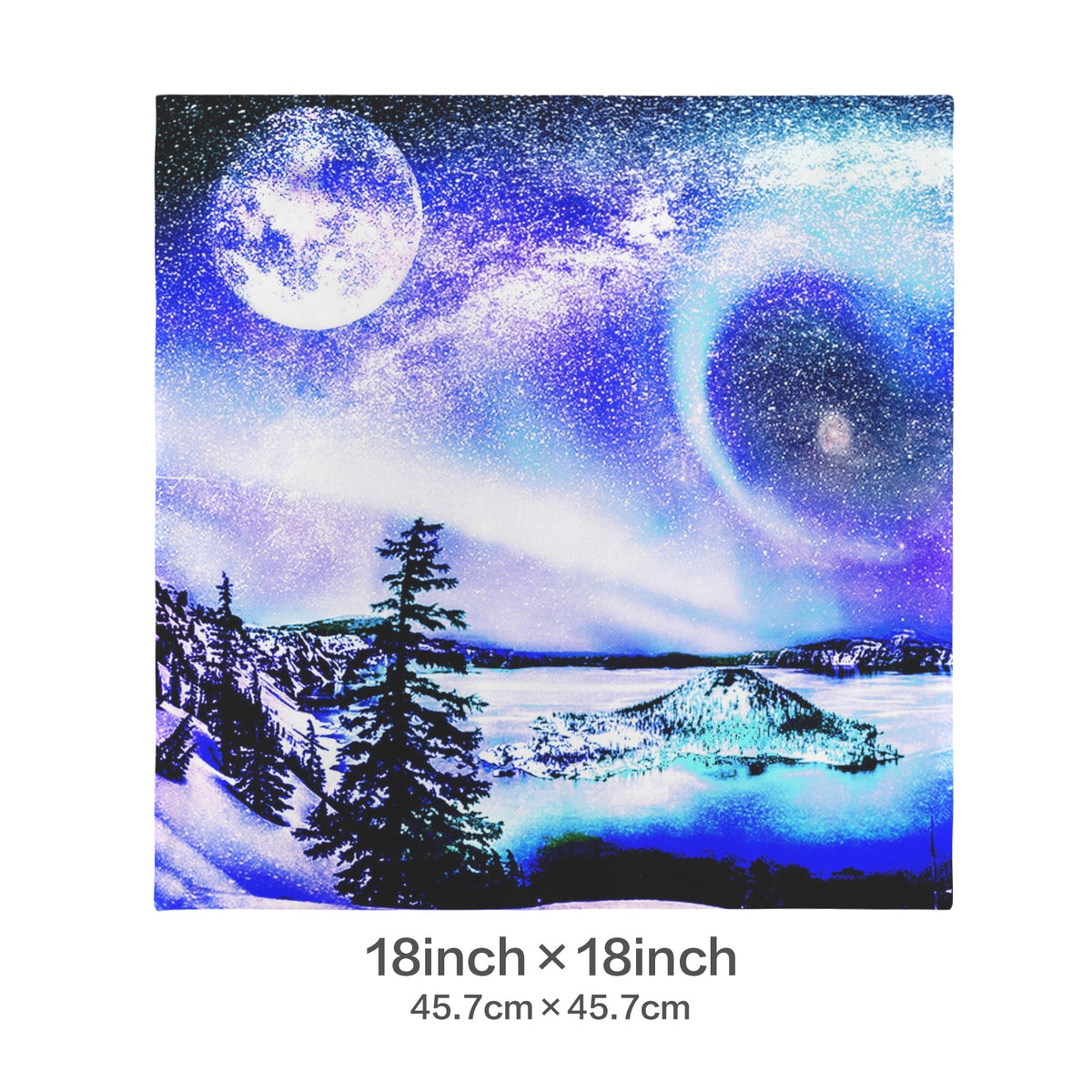 Katerina's Lolite Noel Yule Night Dreams Custom Pillow Cases 18" x 18" (2-Pack) | Ships from USA