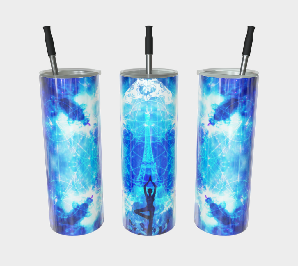 Amen Jin's Mandala of Dragon Fire Parisian Meditations Stainless Steel Tumbler