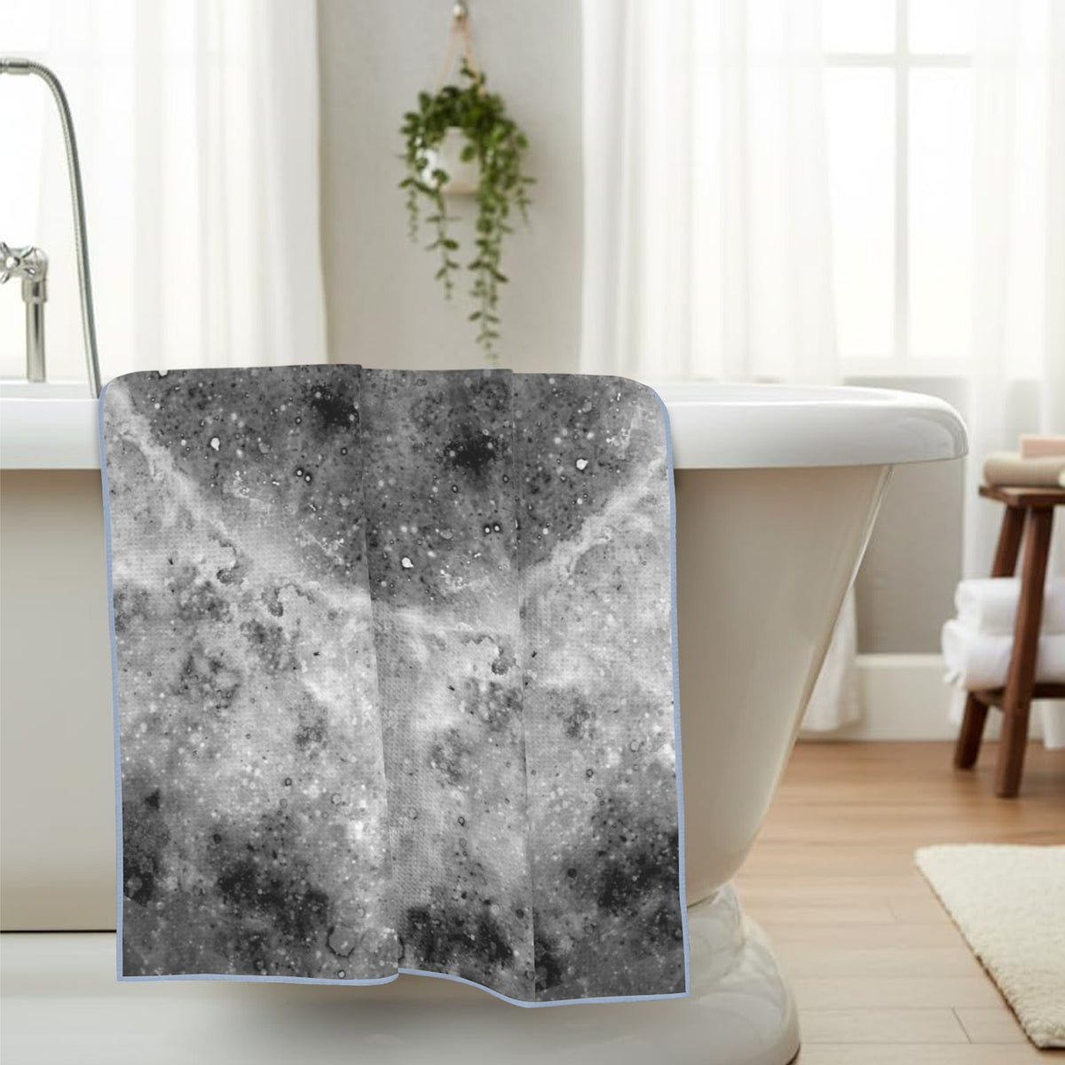 Katerina's You Are Not Forgotten Desires Waffle Weave Bath Towel 29" x 58" | Ships from USA