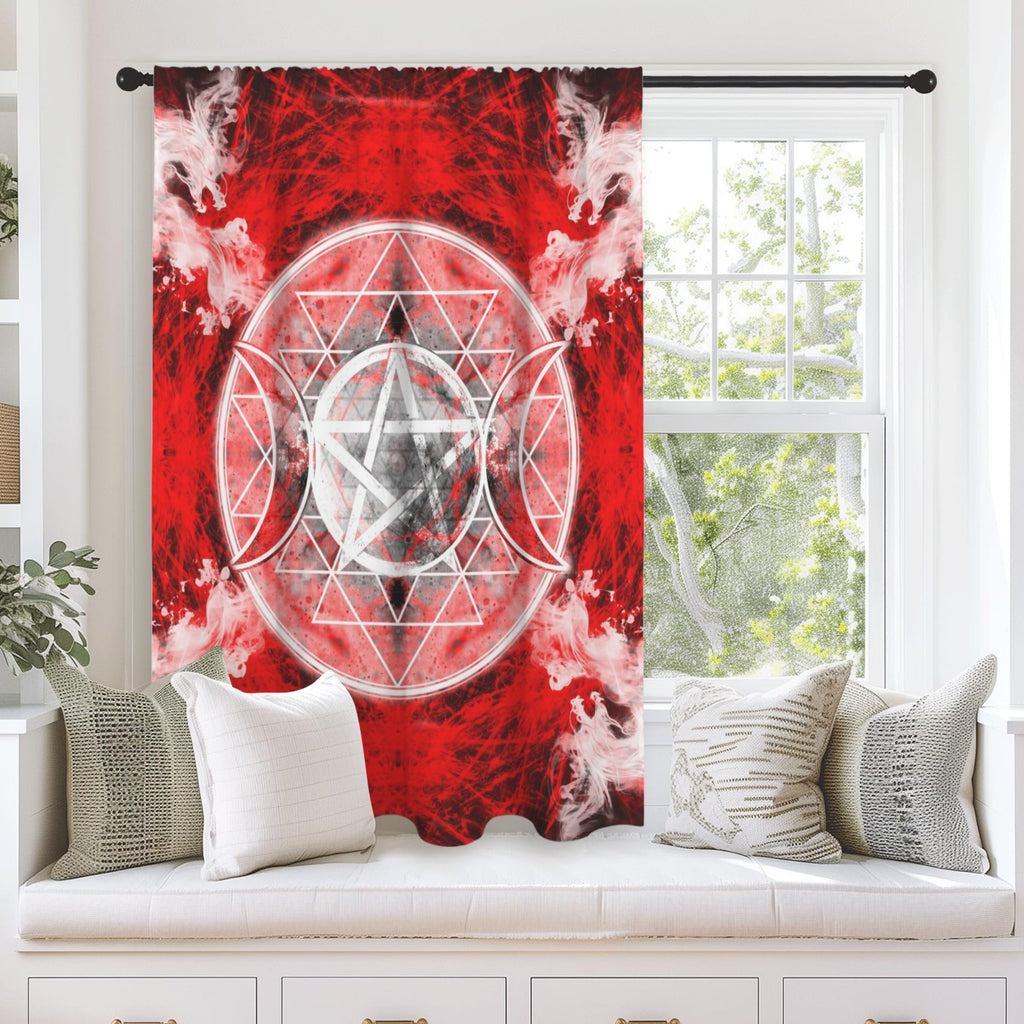 Katerina's Waiting for Hello Triple Goddess Meditations Window Curtain 52" x 63" ( 1 Piece ) | Ships from USA
