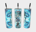 Amen Jin's all the White Horses Buddha Meditations Stainless Steel Tumbler