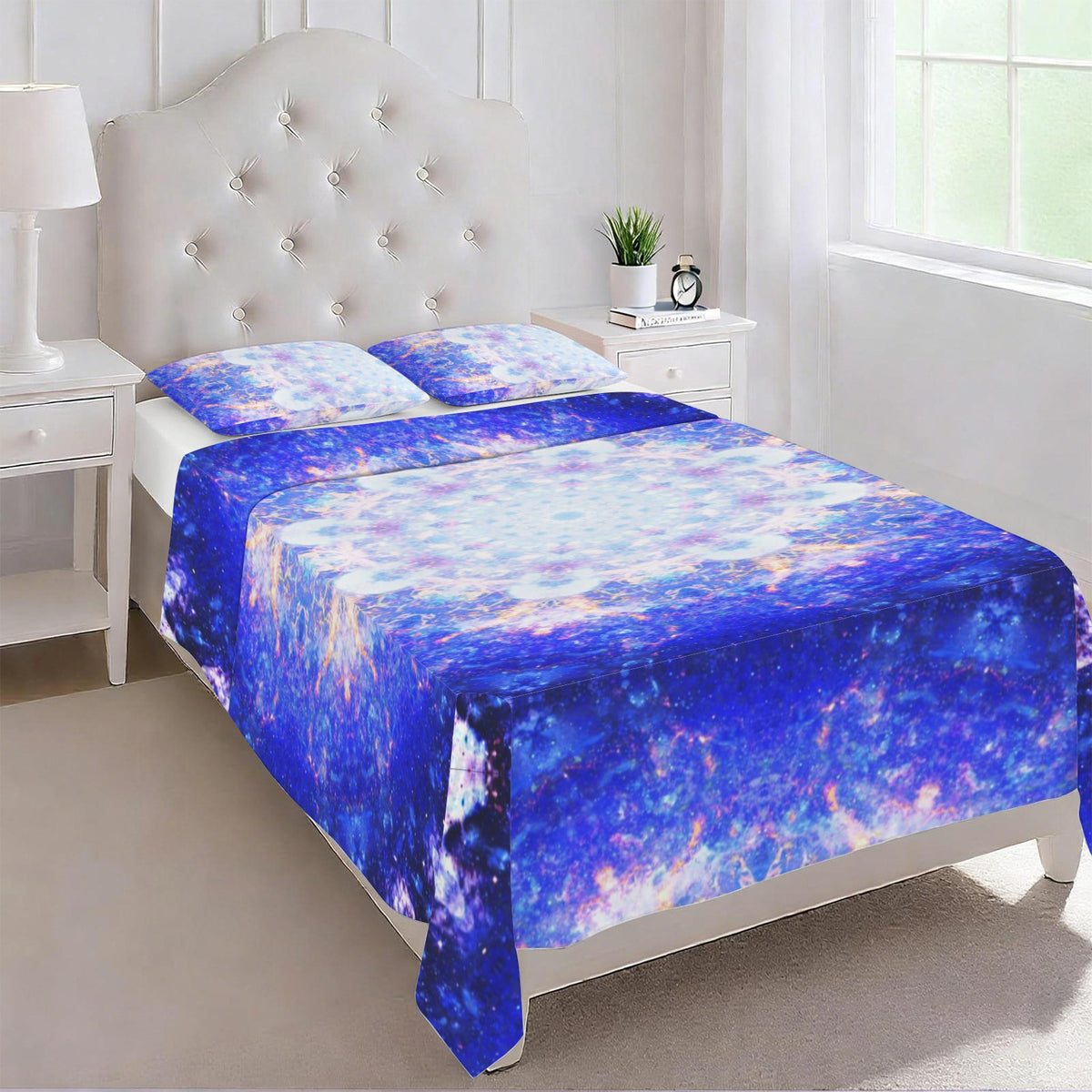 Amen Jin's Katerina's Afterall Desires 3-Piece Bedding Set (Bed Sheet + Pillowcases)  | Ships from USA