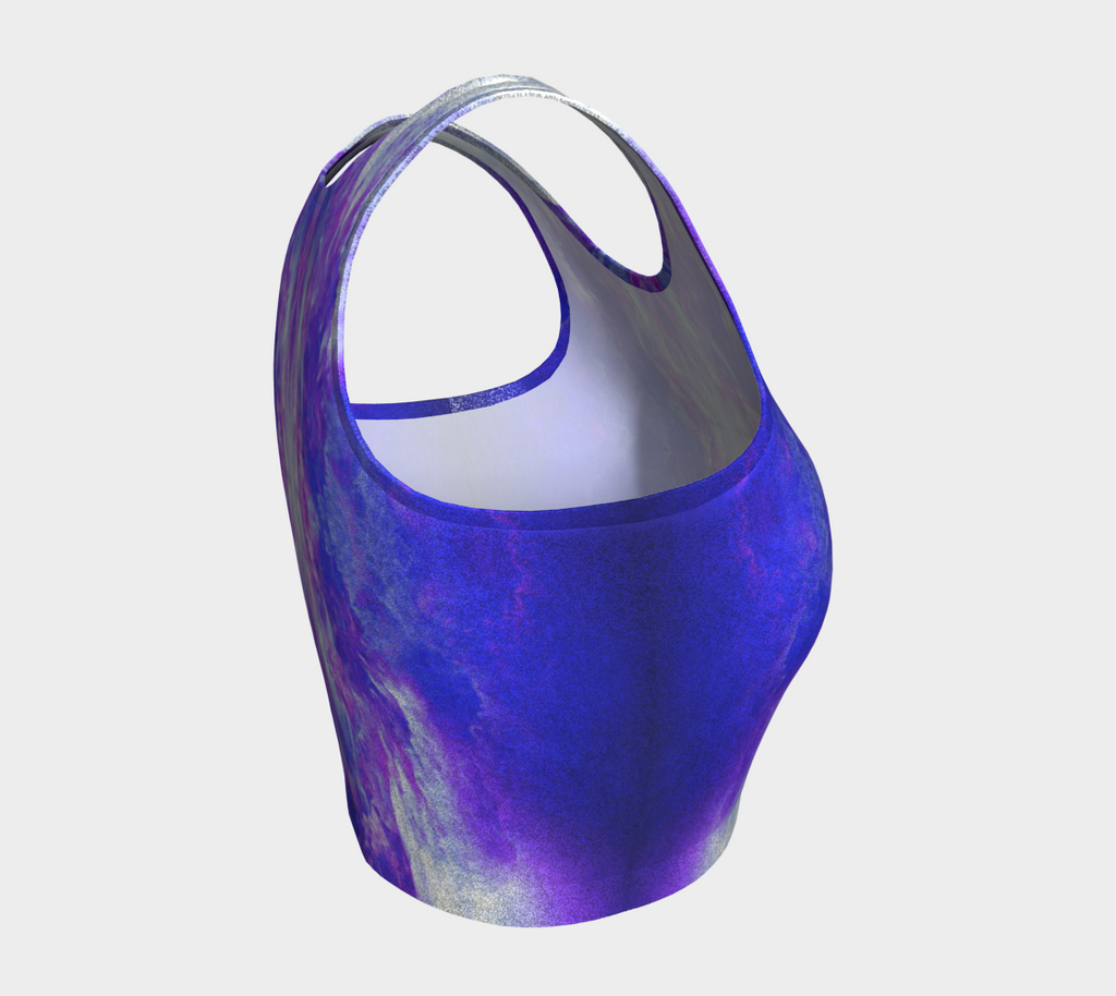 Katerina's Periwinkle Desires Athletic Crop Top