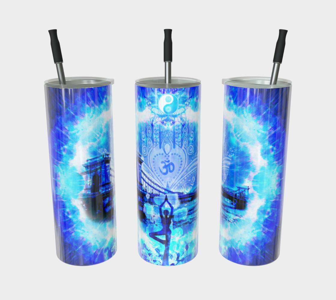 Amen Jin's Blue Sun Budapest Meditations Stainless Steel Tumbler