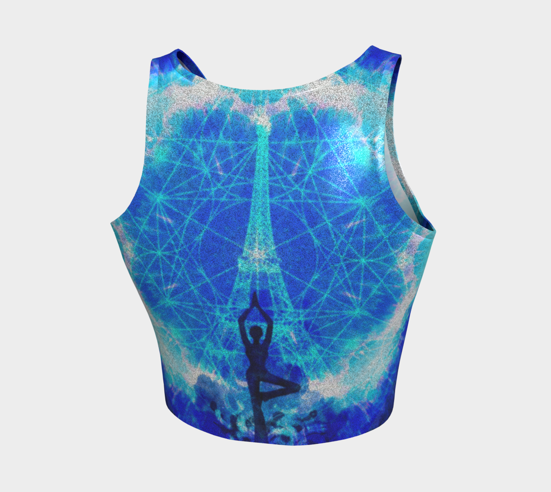 Amen Jin's Blue Sun Parisian Meditations Athletic Crop Top