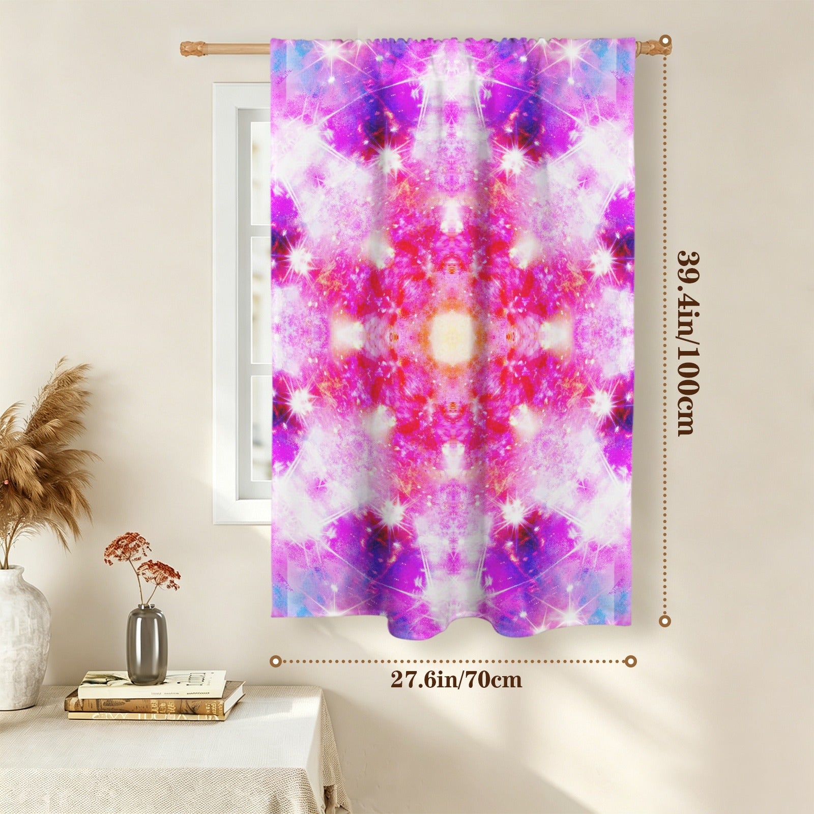 Katerina's Dreams of Angels Desires Window Curtain 27.6" x 39.4" ( 1 Piece ) | Ships from USA