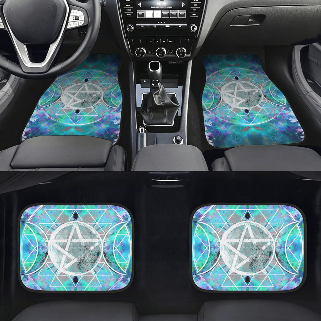 Katerina's Now and Forever Triple Goddess Meditations 4-Piece Car Floor Mats （Customized Separately）| Ships from USA