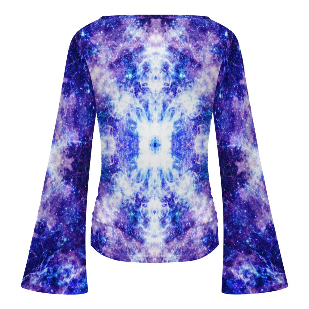 Amen Jin's Katerina's Dracularian Dragoness Desires Women's Boat Neck Bell Sleeve T-shirt