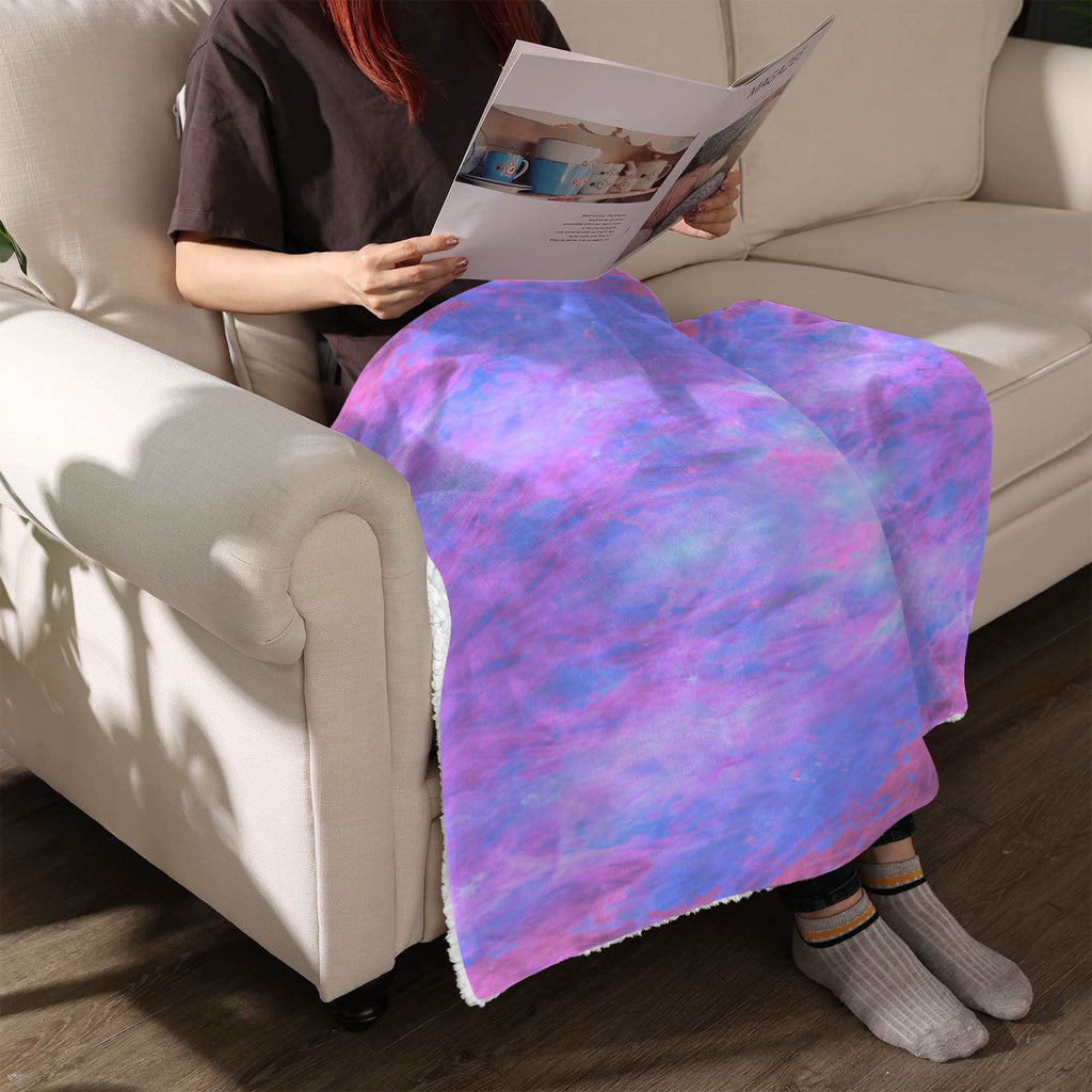 Katerina's Tomorrow Girl Desires Sherpa Fleece Blanket 30" x 40" | Ships from USA